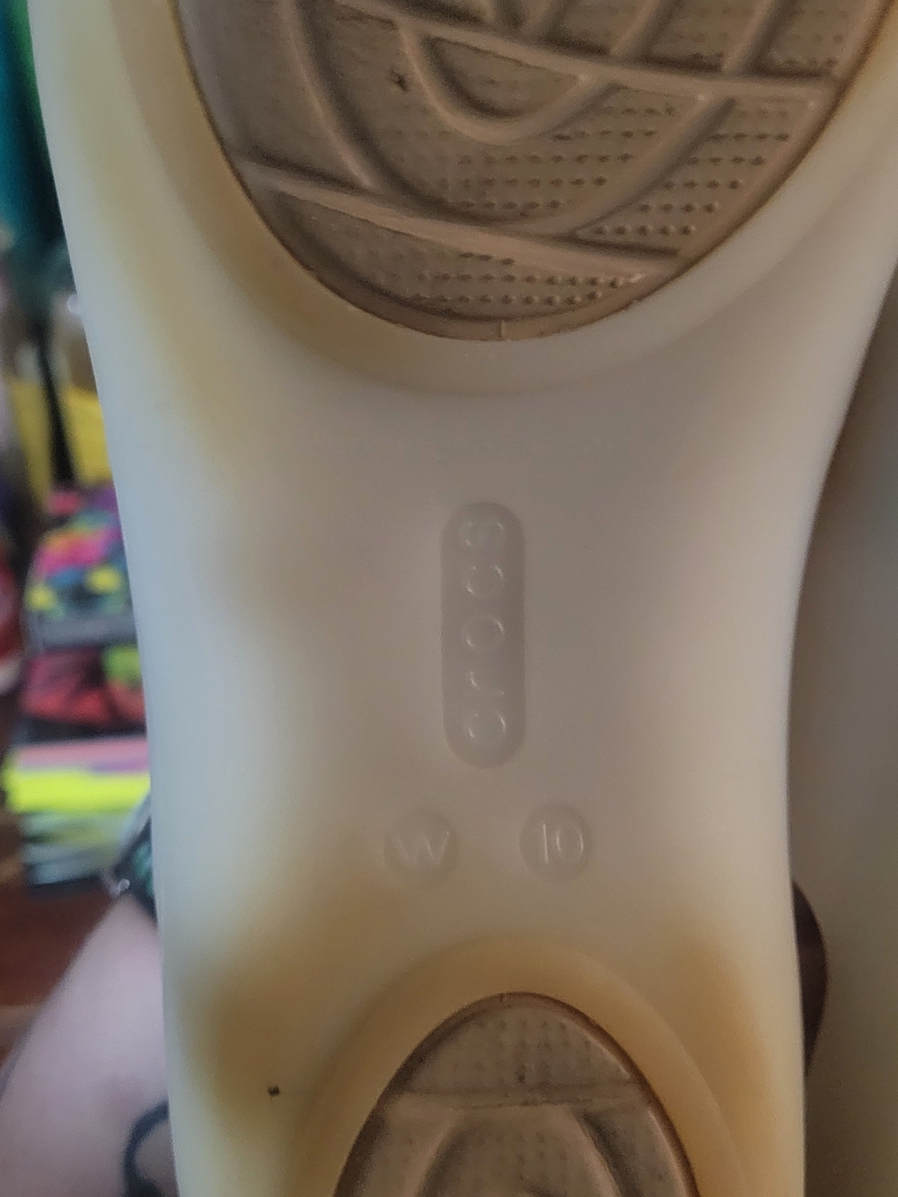 Crocs Women’s Pale Yellow Slingback Flats - Picture 3 of 5